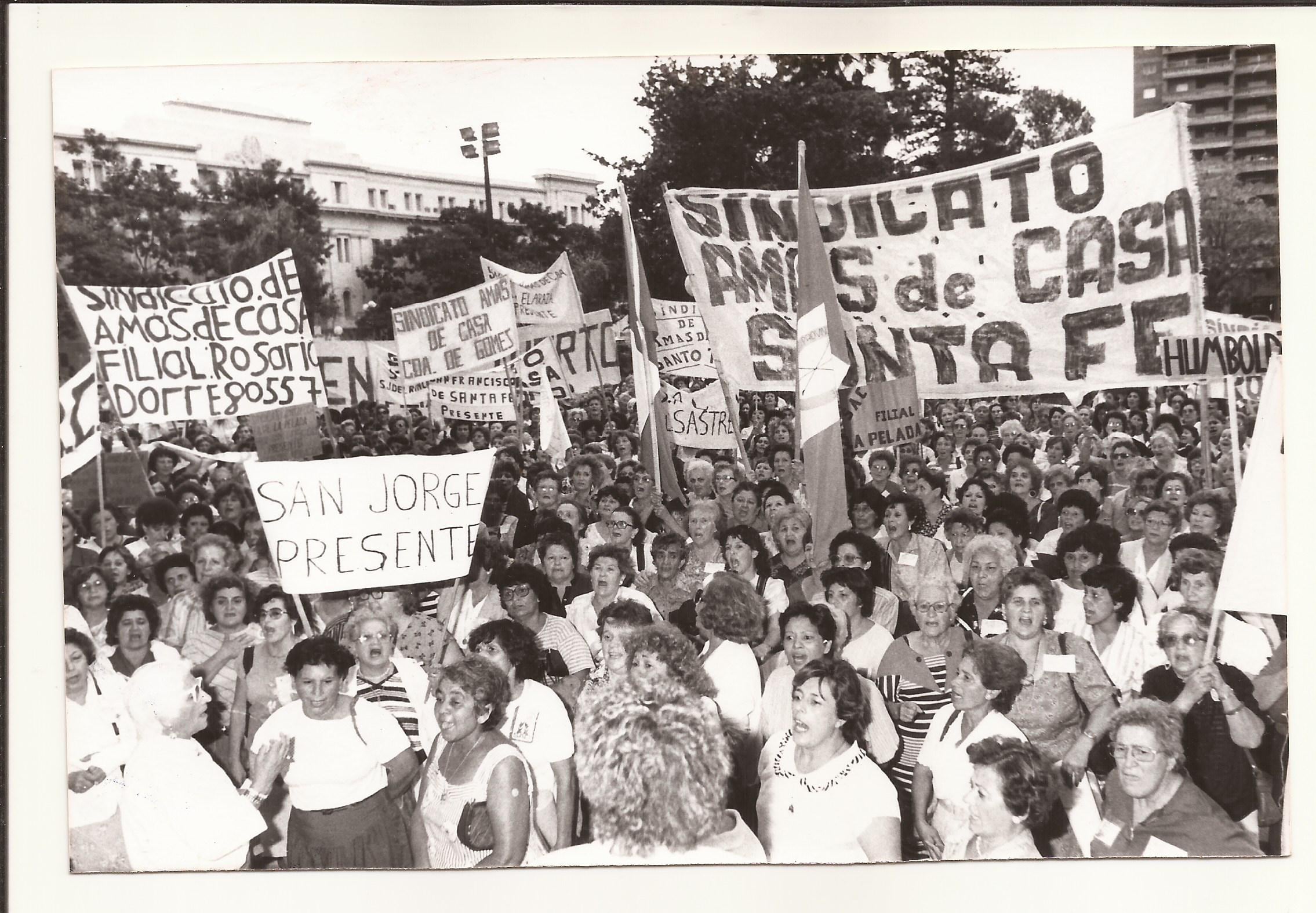 El sindicato de Amas de Casa llegó a tener 80.000 afiliadas en los años 80. 