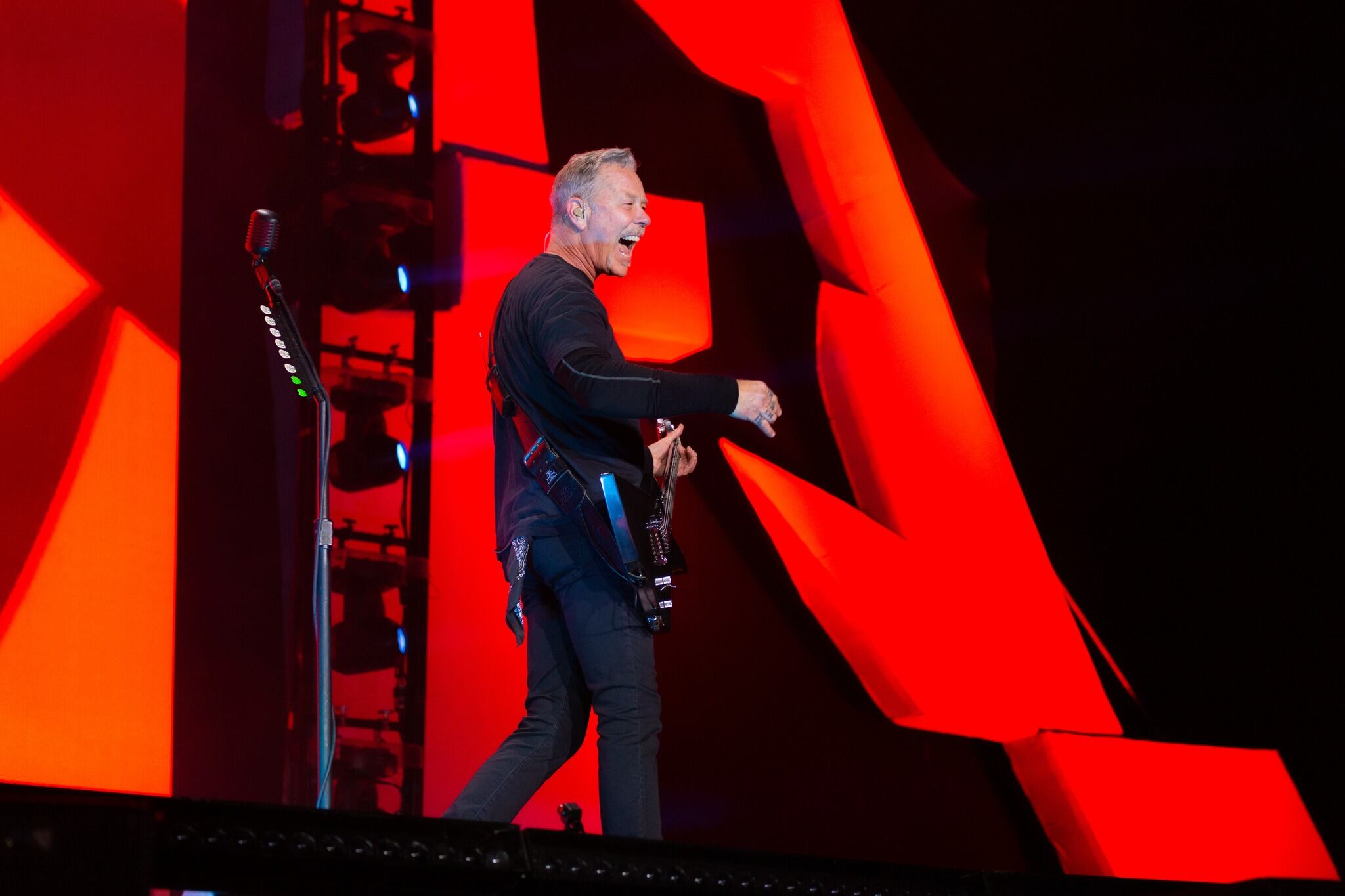 La banda que lidera James Hetfield, protagonista de una insólita situación (Facebook Metallica).