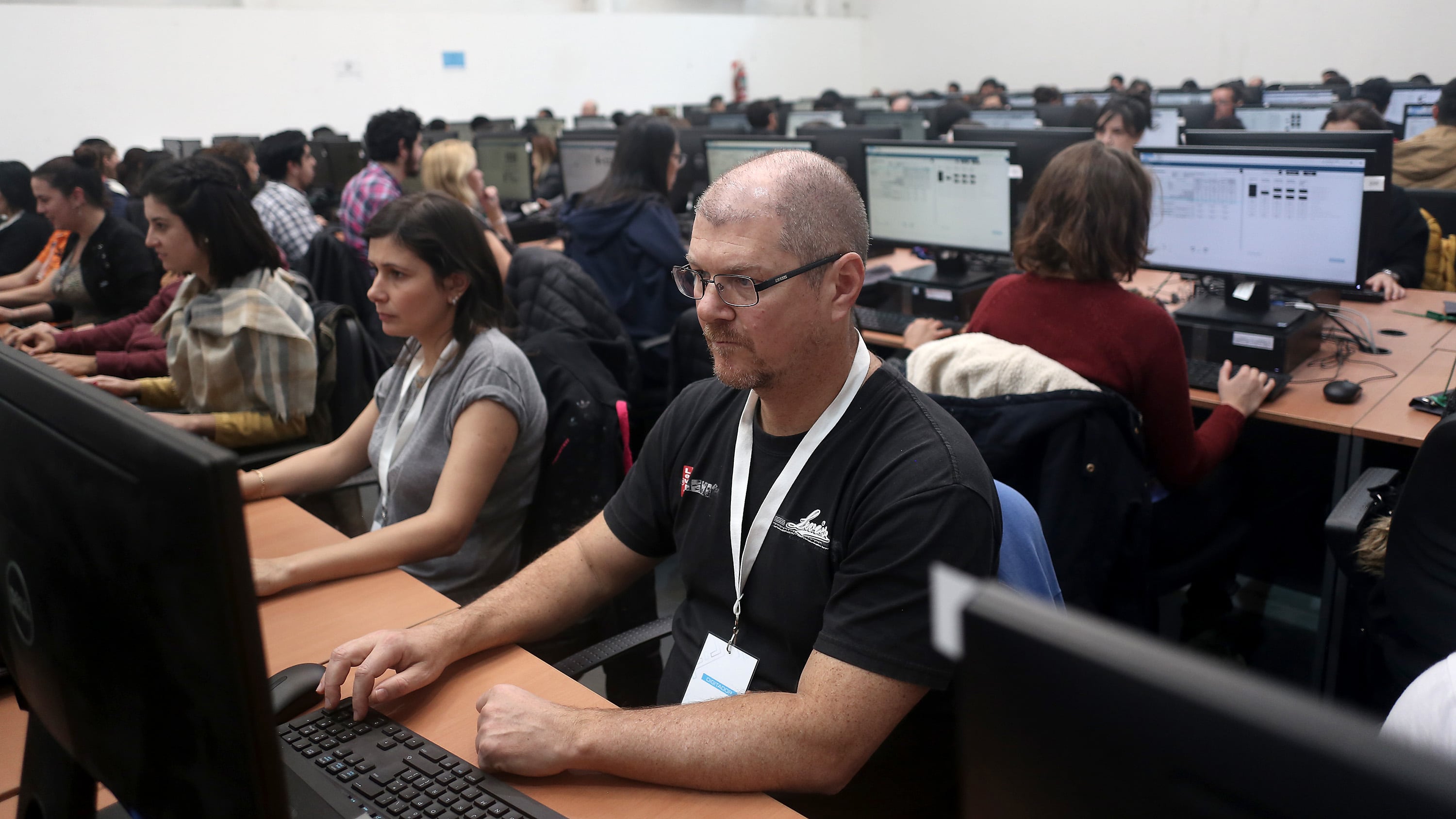 La sede del Correo Argentino en donde se llevó a cabo el simulacro de escrutinio electoral. 