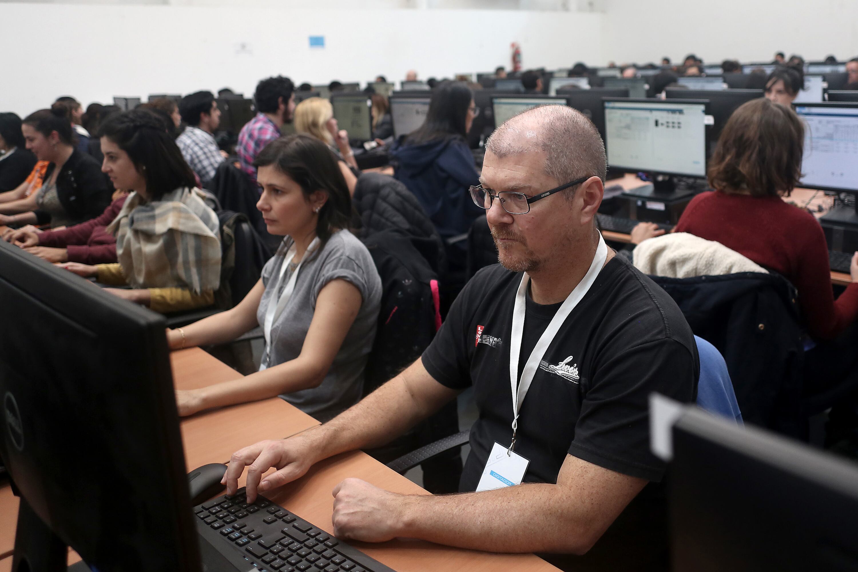 La sede del Correo Argentino en donde se llevó a cabo el simulacro de escrutinio electoral.