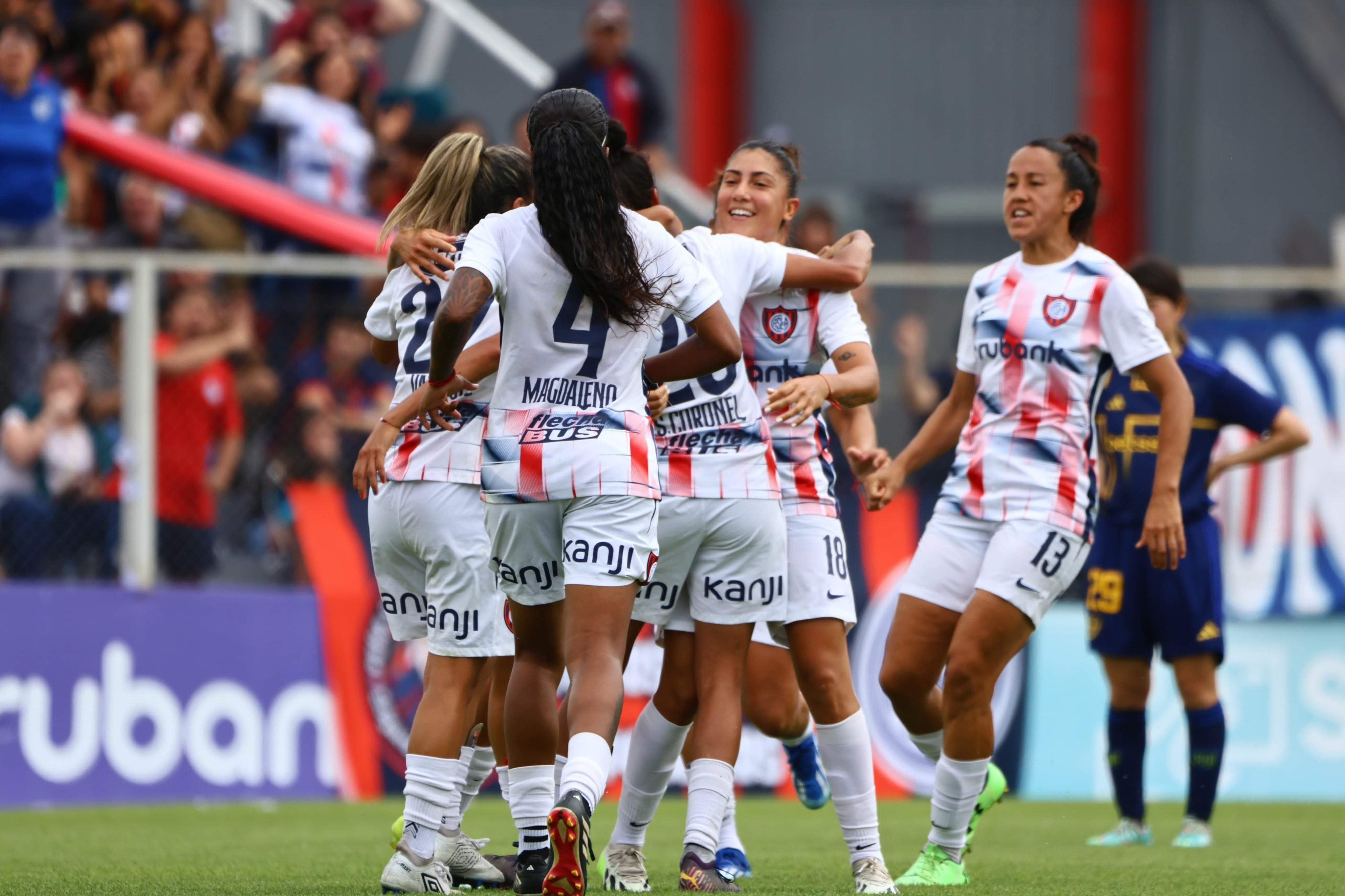 El festejo de San Lorenzo por un triunfazo ante Boca