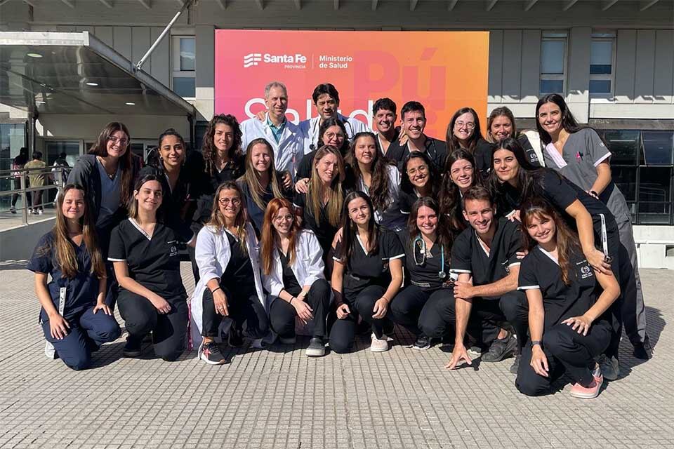 Huhn es jefa de residentes de Clínica Médica del Centenario.