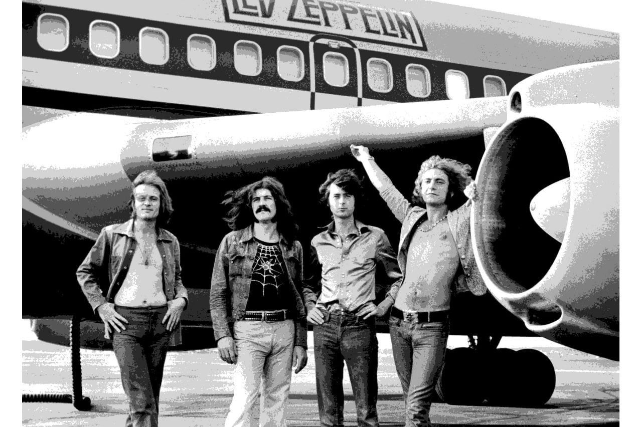Jones, Bonham, Page y Plant en su máximo esplendor, arrasando en Estados Unidos.