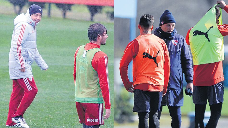 Gallardo concentró a River en un hotel de Cardales. Holan podría cambiar el esquema en Independiente.