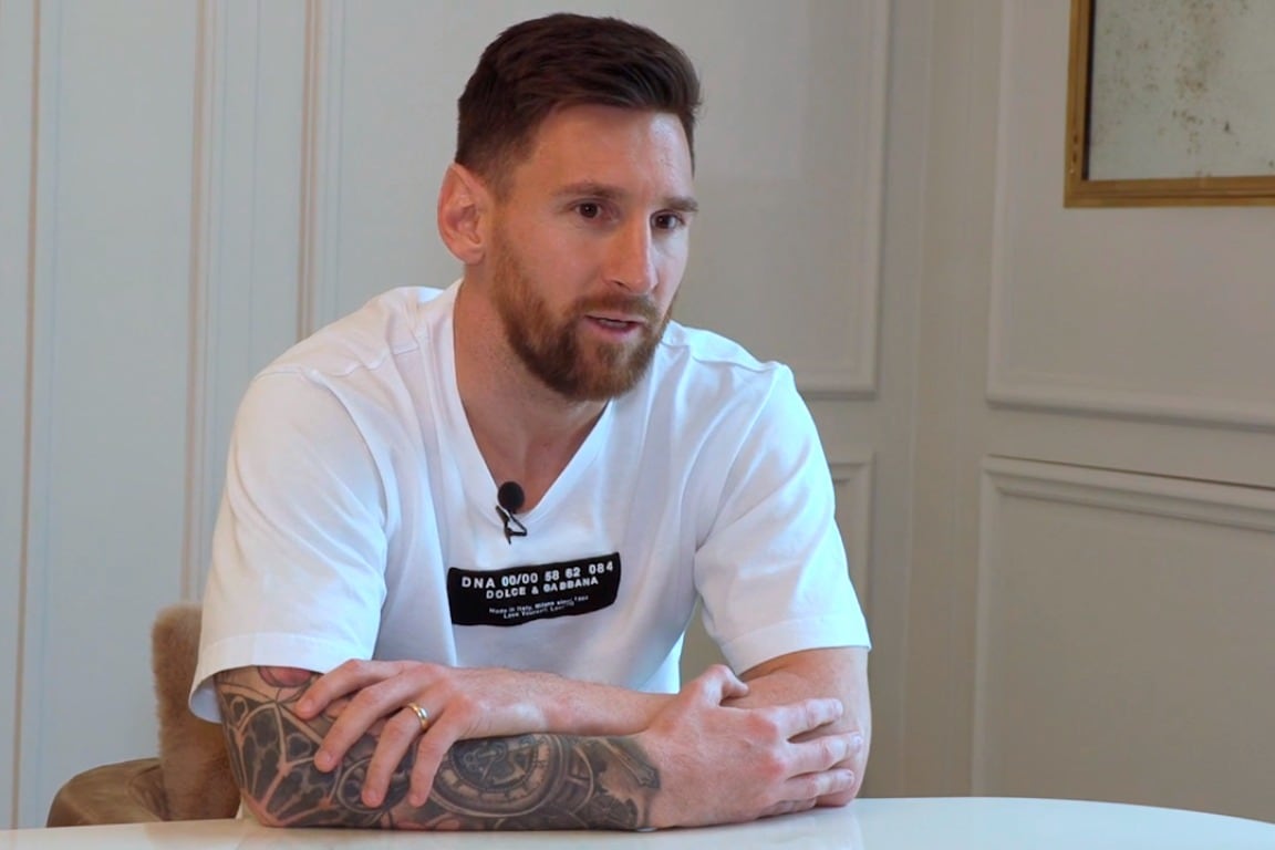 "Tengo mucha ilusión en hacer grandes cosas. Venimos de ganar la Copa América tras haberla buscado tanto tiempo", expresó Messi