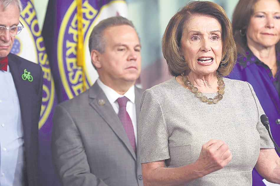 Pelosi habló durante más de ocho horas seguidas en el Senado.