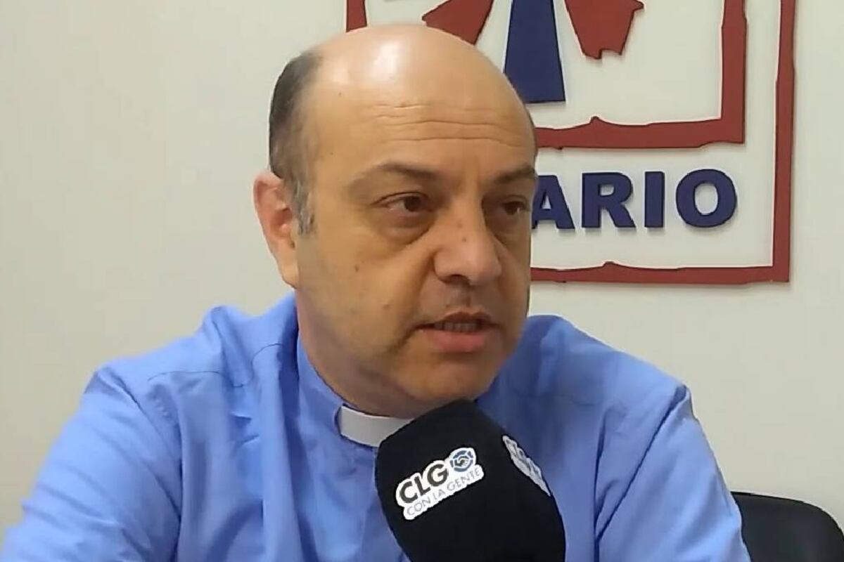 Fabián Montes, vicepresidente de Cáritas Rosario.
