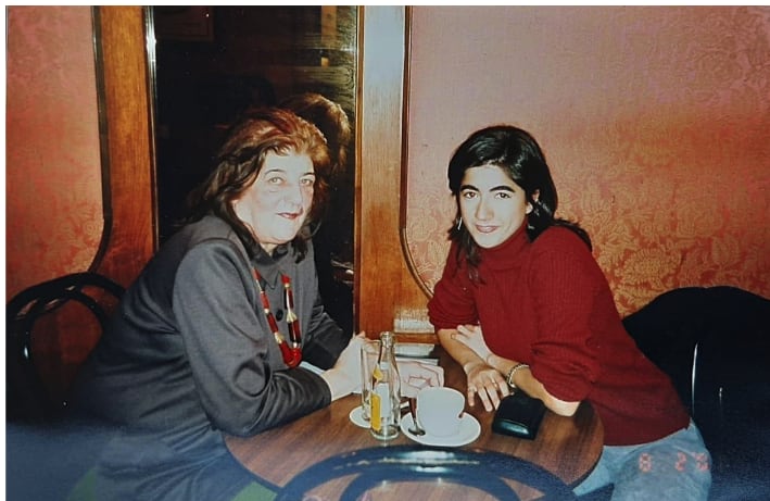 Bignozzi junto a Colagiovanni, la autora del libro. 