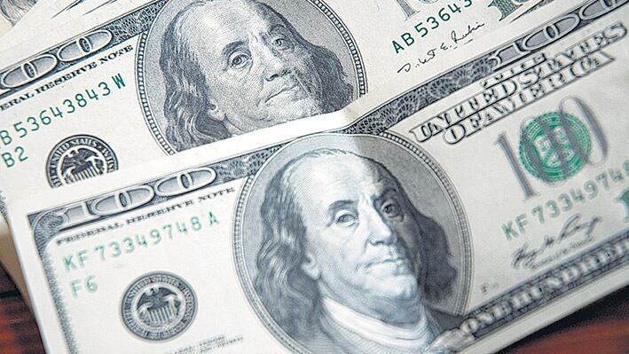 La cuenta corriente cambiaria anotó un déficit de 1521 millones.