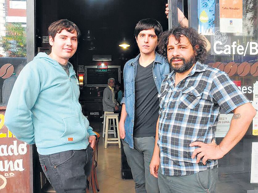 Ernán Cirianni, Luciano Giraldez y Anti, tres de los exponentes del colectivo.