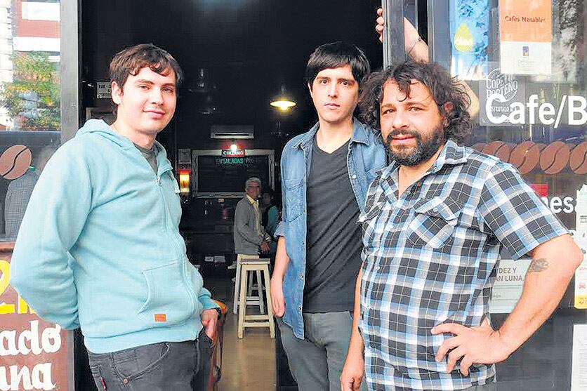 Ernán Cirianni, Luciano Giraldez y Anti, tres de los exponentes del colectivo.