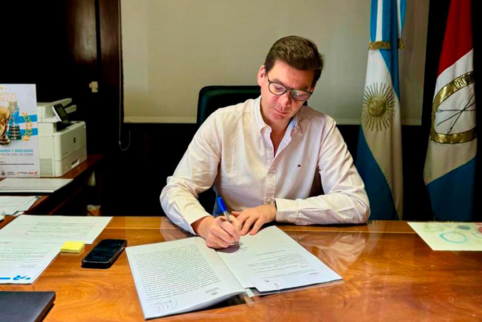 El vicepresidente de Lotería de Santa Fe Daniel Di Lena 