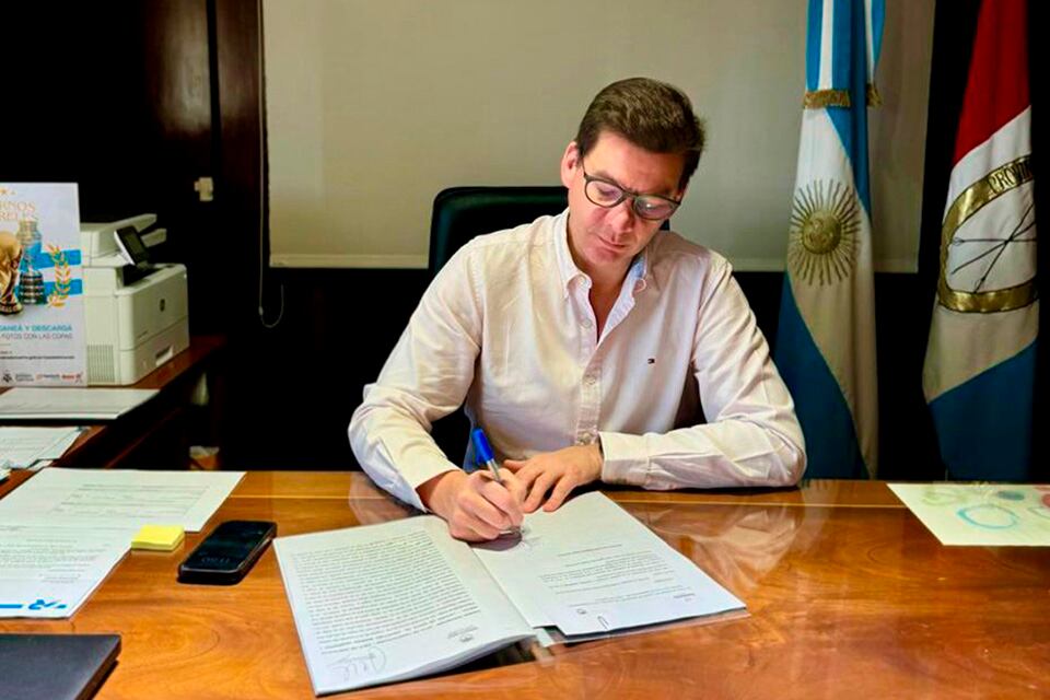 El vicepresidente de Lotería de Santa Fe Daniel Di Lena