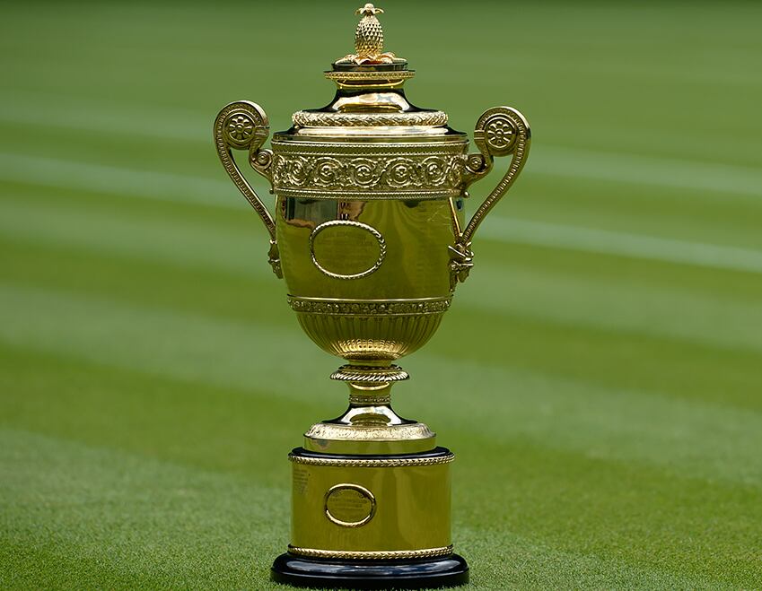 El trofeo de Wimbledon.