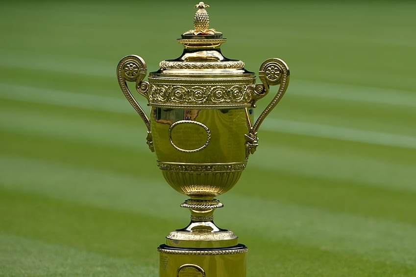 El trofeo de Wimbledon.