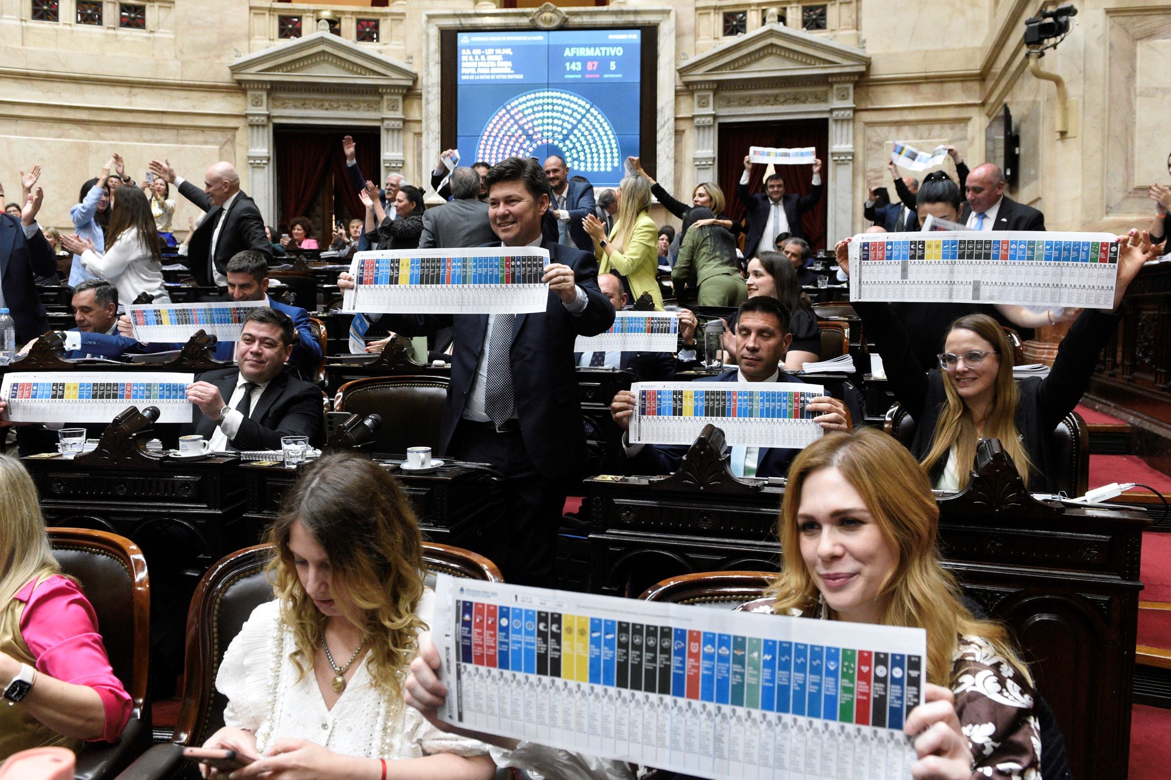 Diputados convirtió en ley la implementación de la Boleta Única de Papel