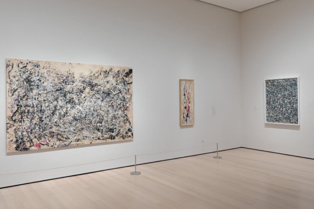 Se expuso el Tapiz N6 -de dirección vertical- de la artista visual argentina. (Foto: Museum of Modern Art - MoMA)