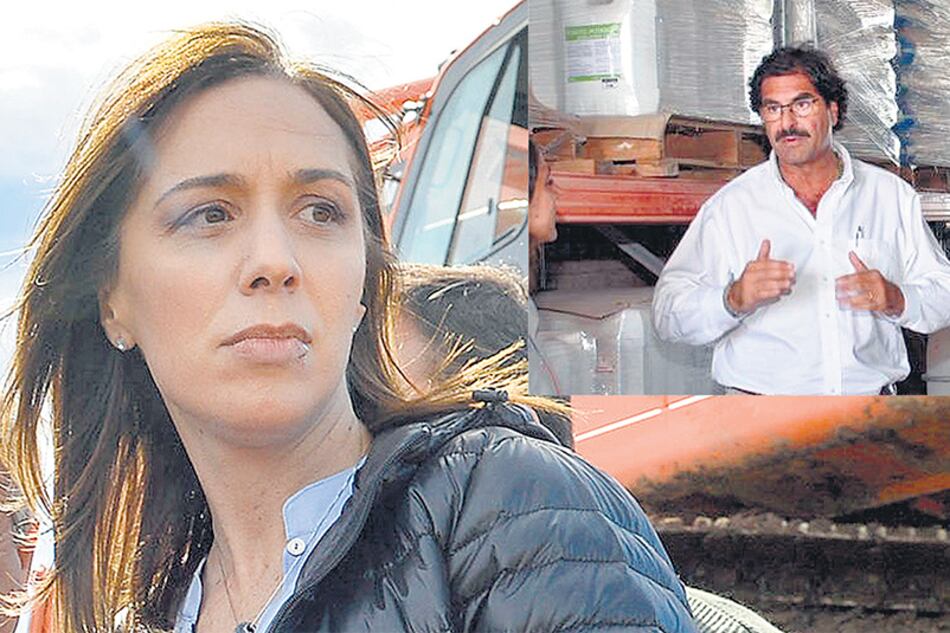 Vidal autorizó la fumigación sobre las escuelas. Arriba, Leonardo Sarquís, de Monsanto directo al ministerio.