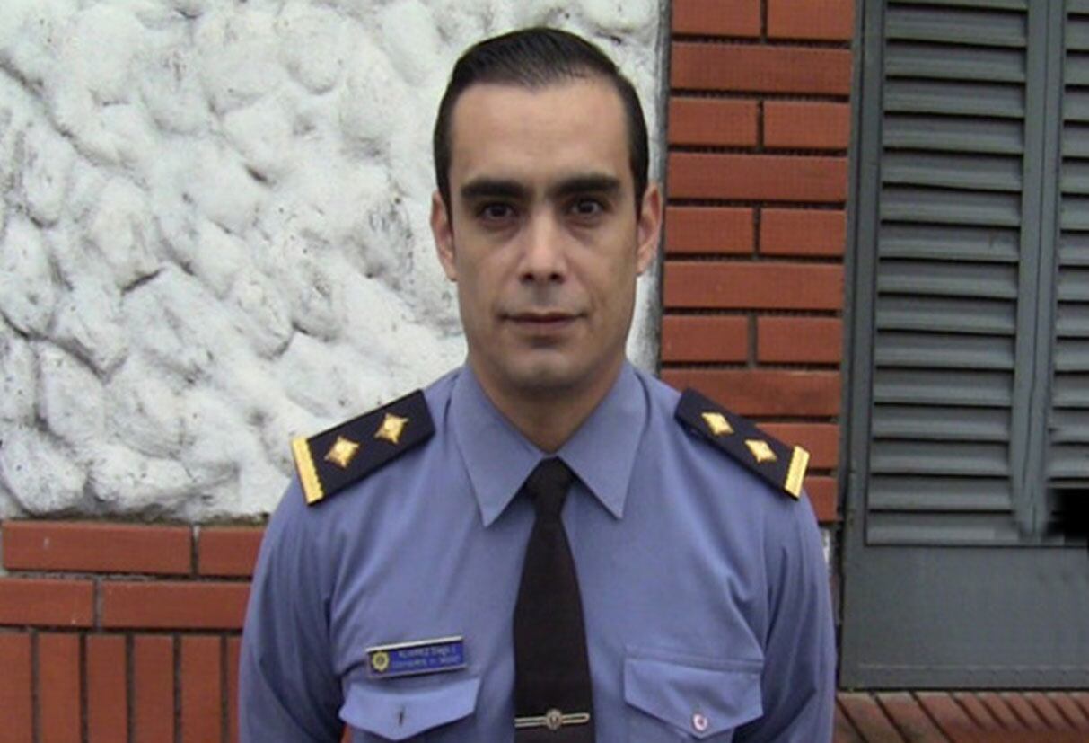 El subcomisario Diego Alvarez. El fiscal federal esta convencido de su responsabilidad.