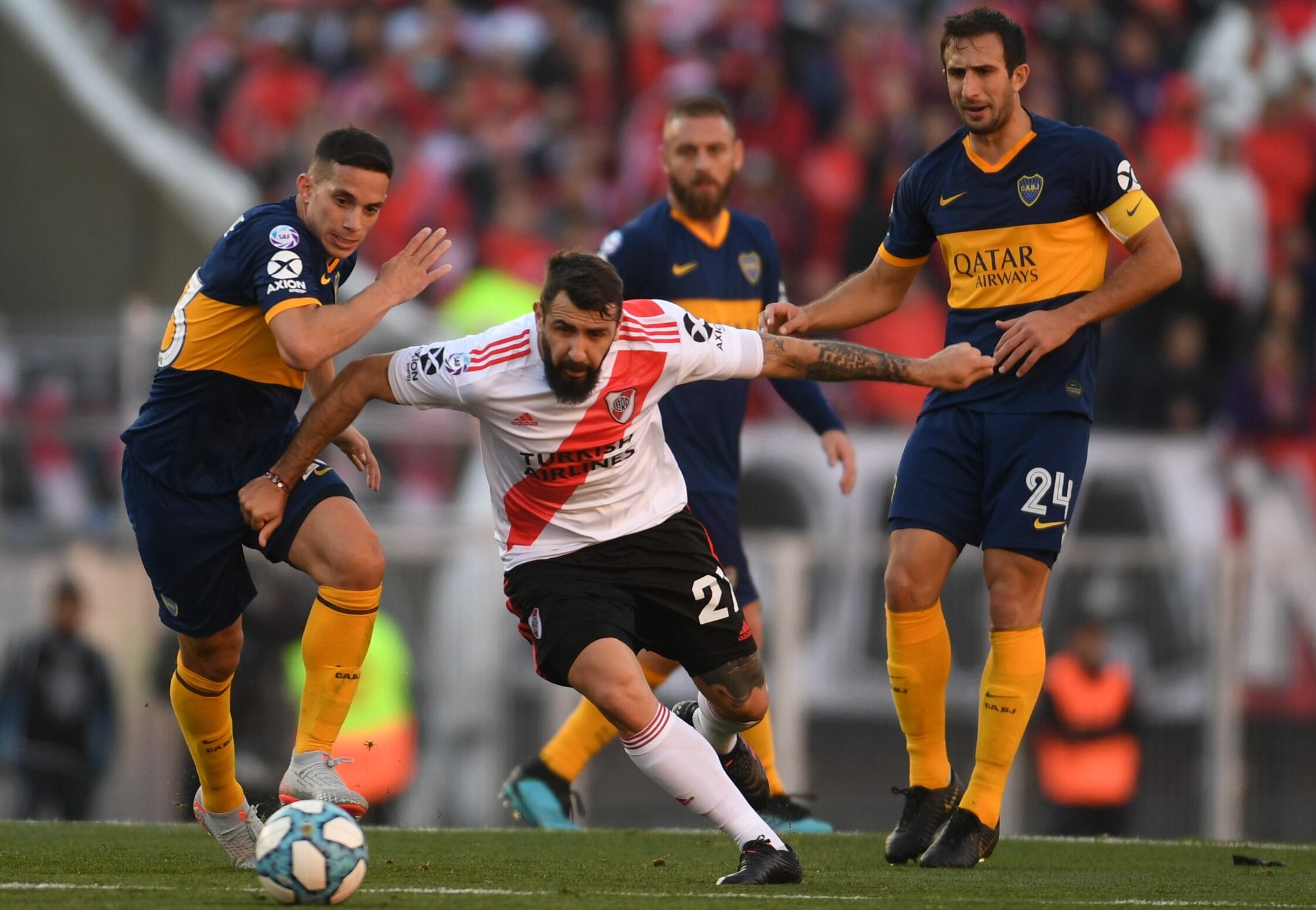 River y Boca son los dos más firmes candidatos a ganar el título de la Superliga.