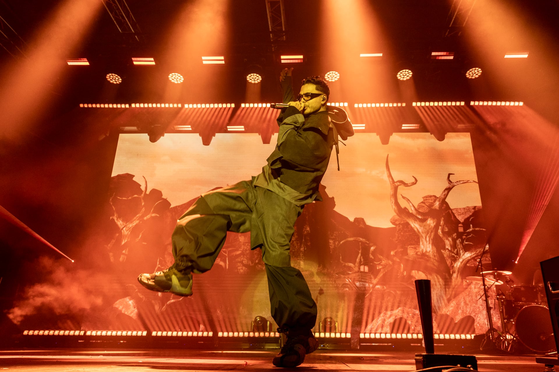 El show mostró una puesta estéril y contraria a la impronta original de Díaz, que tuvo como invitadas a las locales Lara91K y Taichu