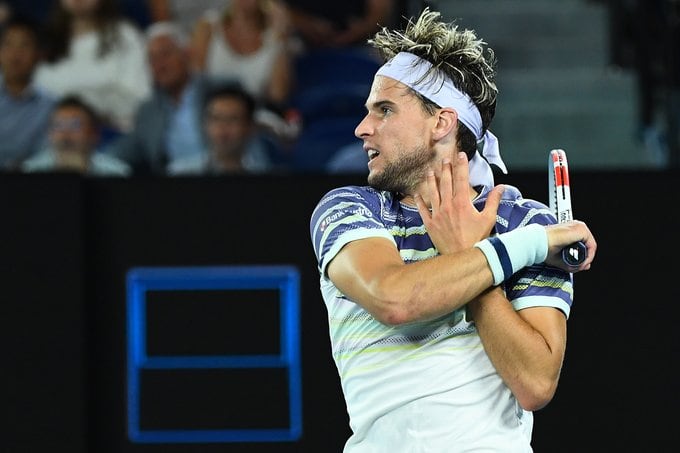 Thiem se clasificó por primera vez a unas semifinales de Grand Slam en superficie dura.