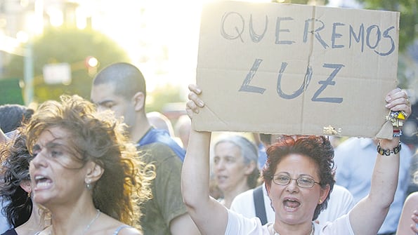 La cantidad de usuarios afectados por los cortes en diciembre duplicó a los de dos años atrás.