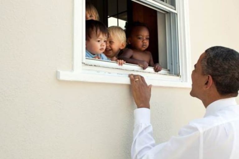 La foto que acompañó el tuiteo del ex presidente norteamericano.