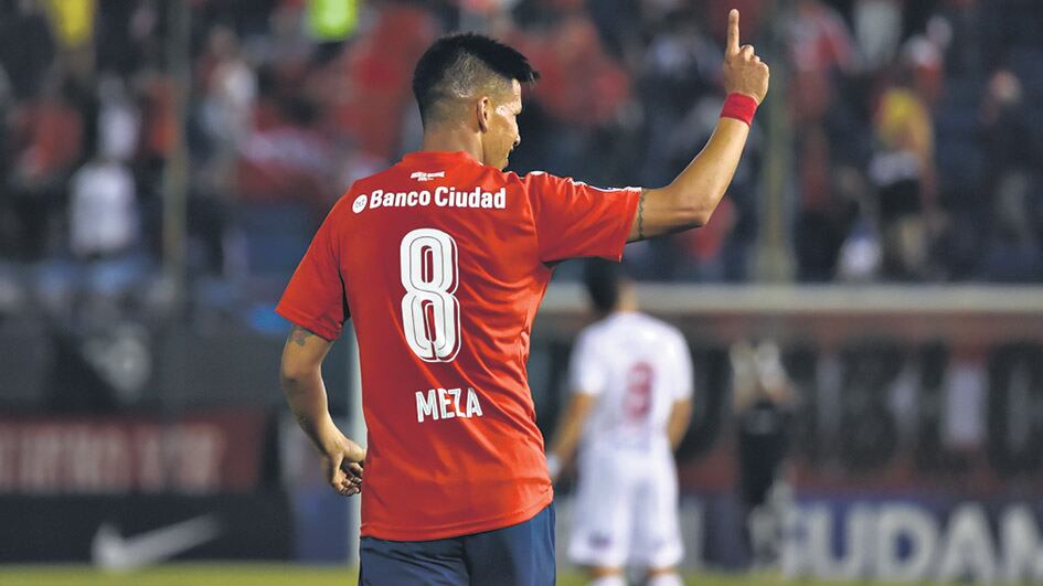 Con su gol, Meza abrió el camino a una victoria que mostró a Independiente muy superior a su rival.