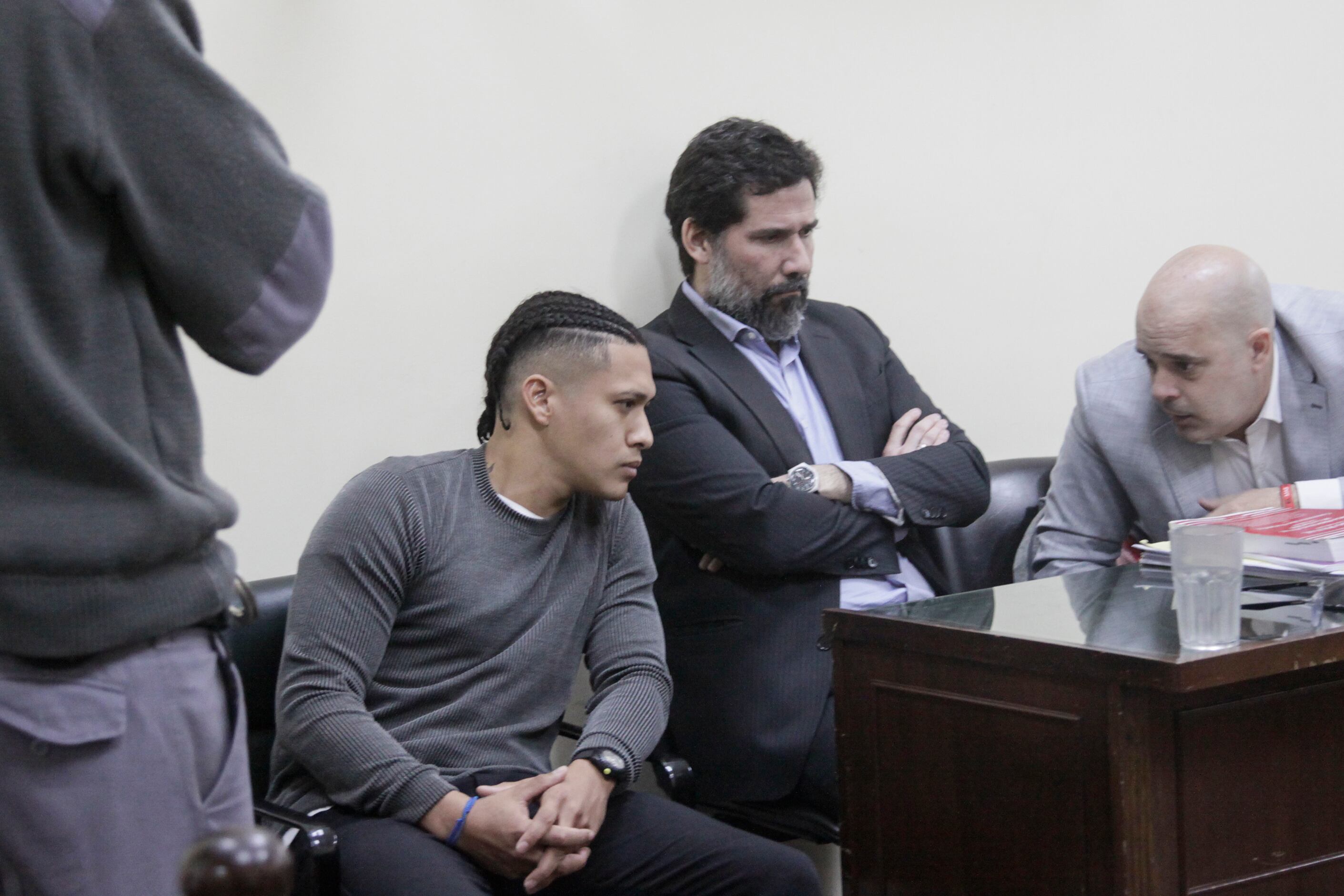 Facundo Torres, el policía acusado de aportar el arma falsa.