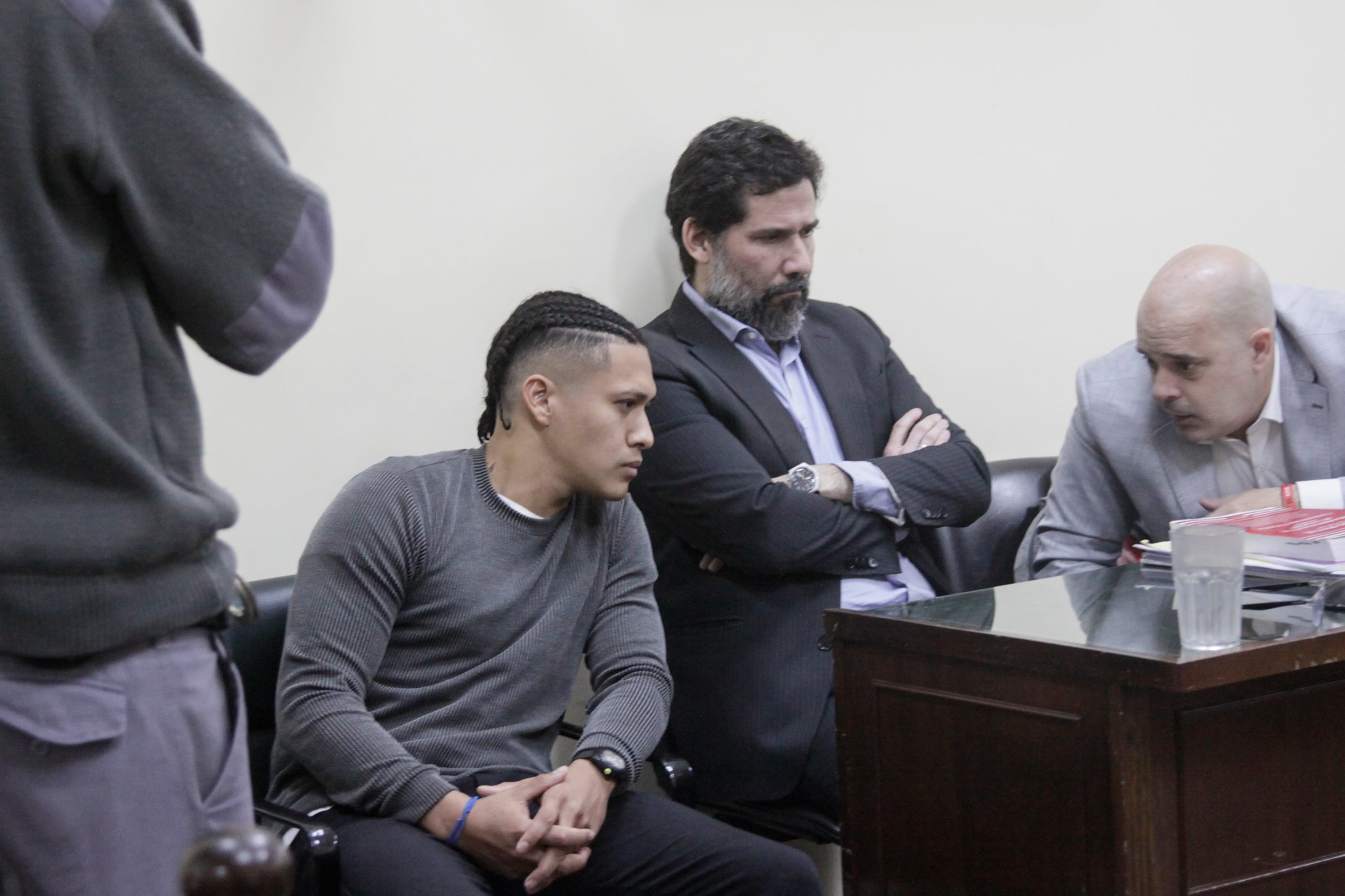 Facundo Torres, el policía acusado de aportar el arma falsa.