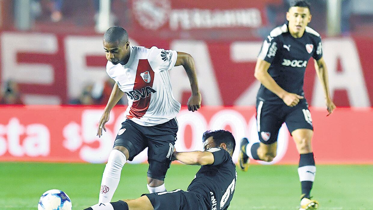 La salida de Lux cambió el rumbo del partido para el conjunto de Marcelo Gallardo.