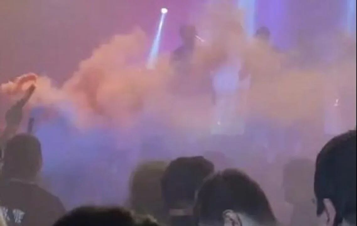 Identificaron al joven que encendió una bengala en Niceto Club