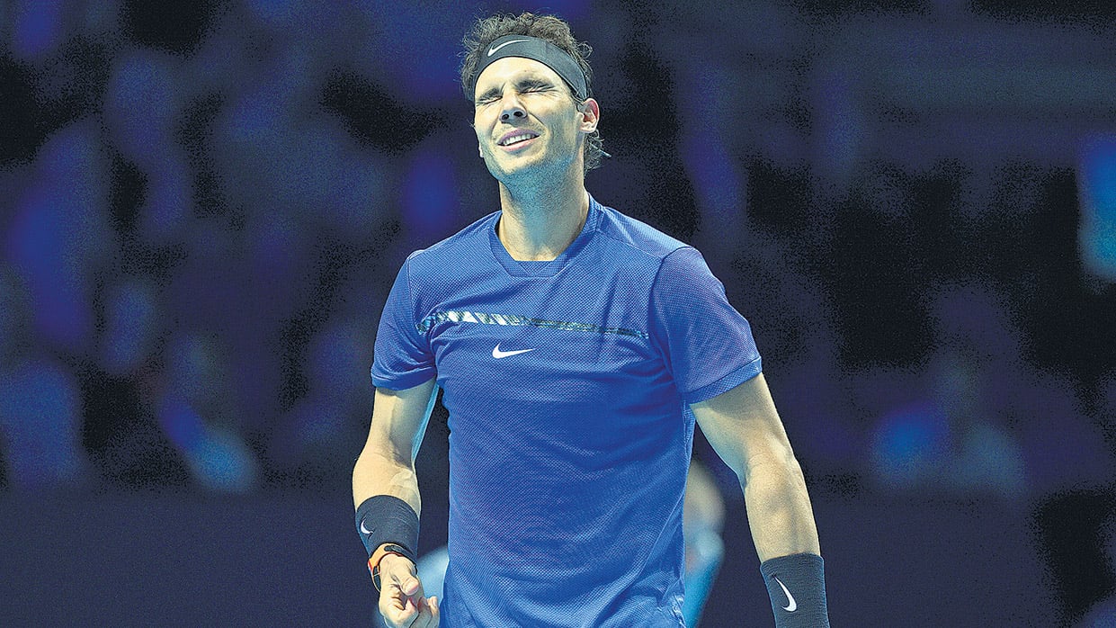 Rafael Nadal, el número uno del mundo, tuvo que abandonar en Londres por lesión.