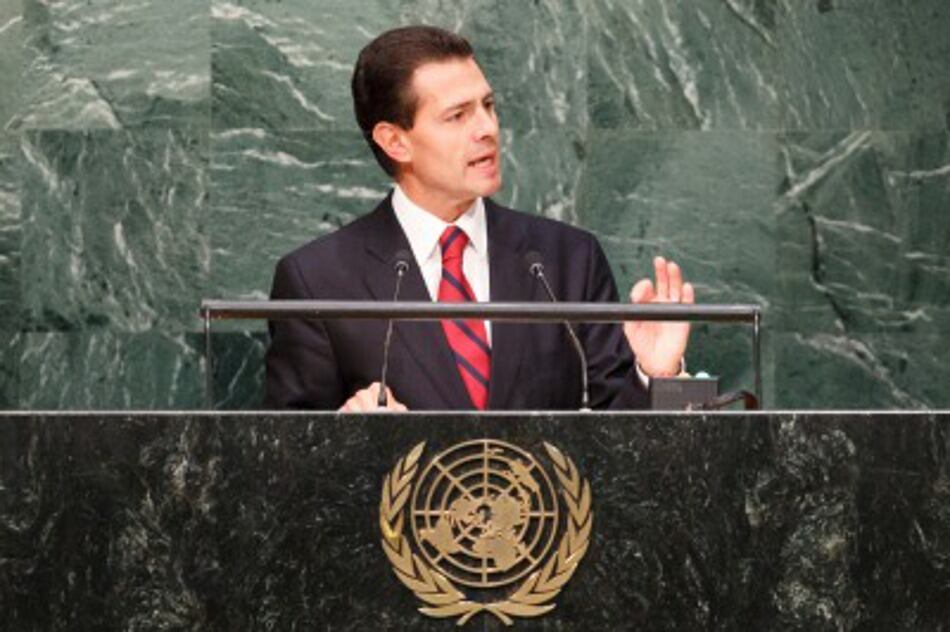 Enrique Peña Nieto, presidente de México.
