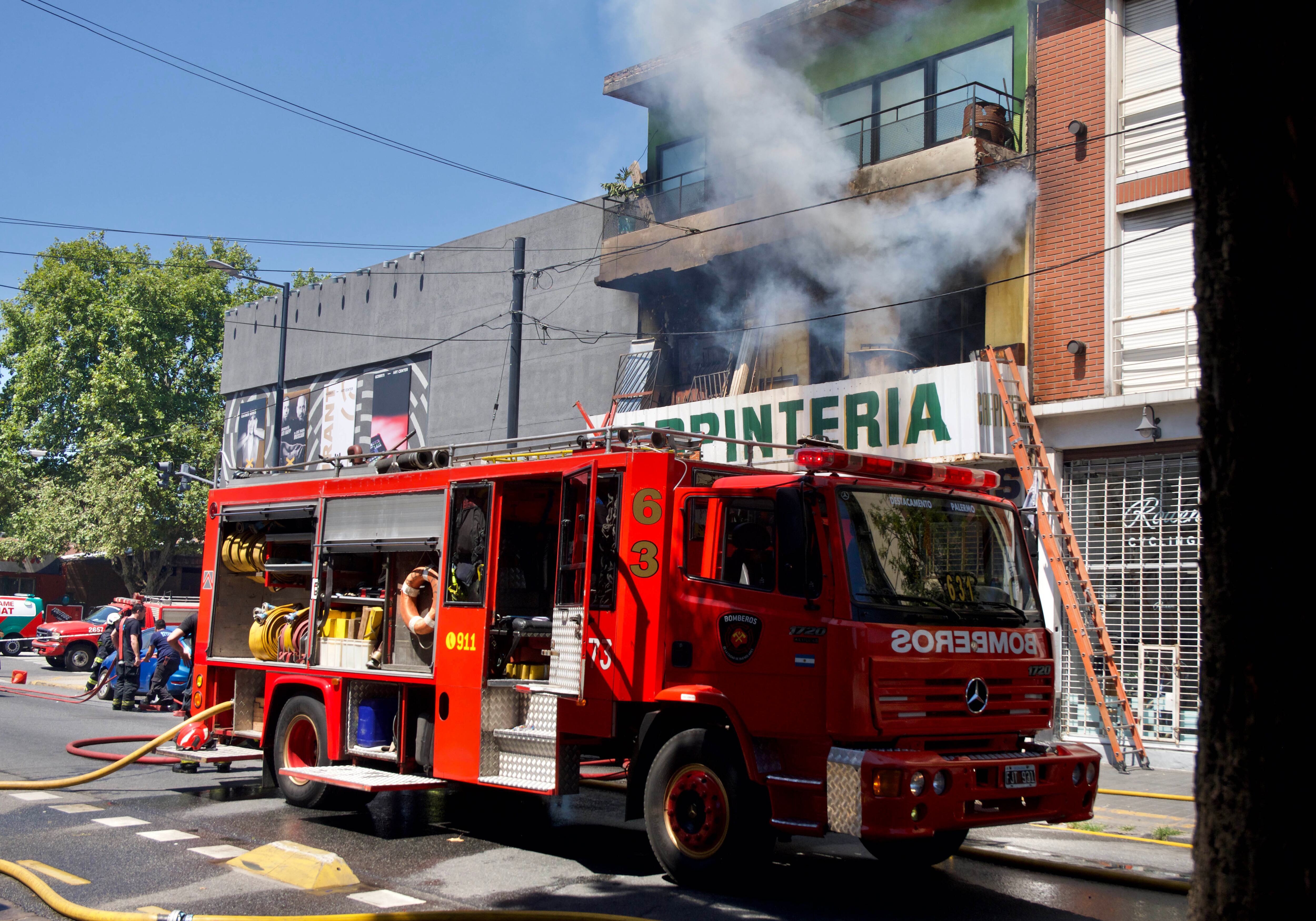 Cuatro personas recibieron oxígeno en las ambulancias, pero no requirieron derivación a centros de salud.