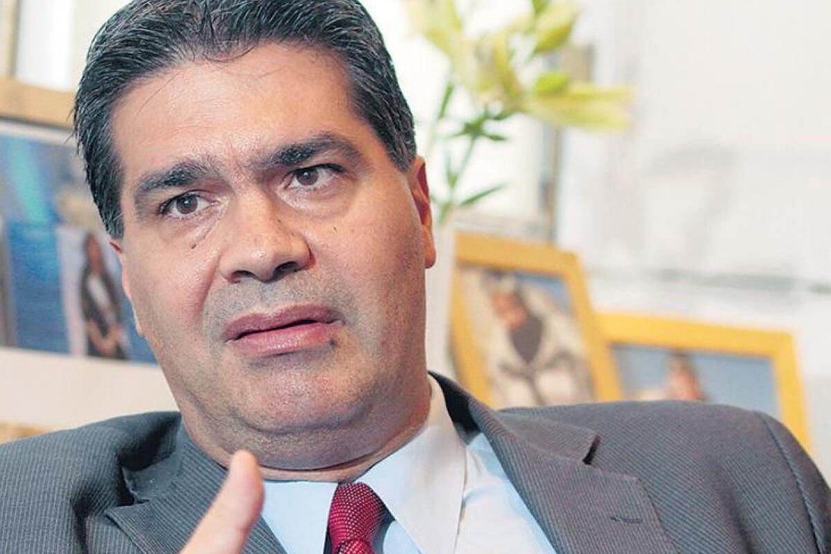 Jorge Capitanich, gobernador de Chaco.