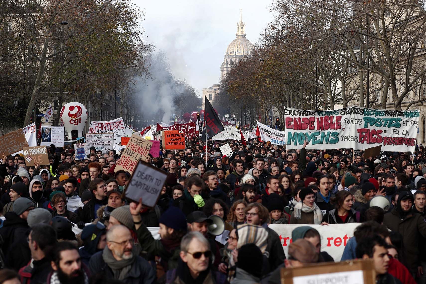 Una gran manifestación pacífica que recorrió toda la capital francesa.