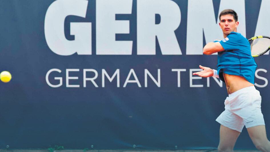 En la cancha central, Delbonis protagonizó una gran remontada en el primer set y ganó más holgado el segundo.