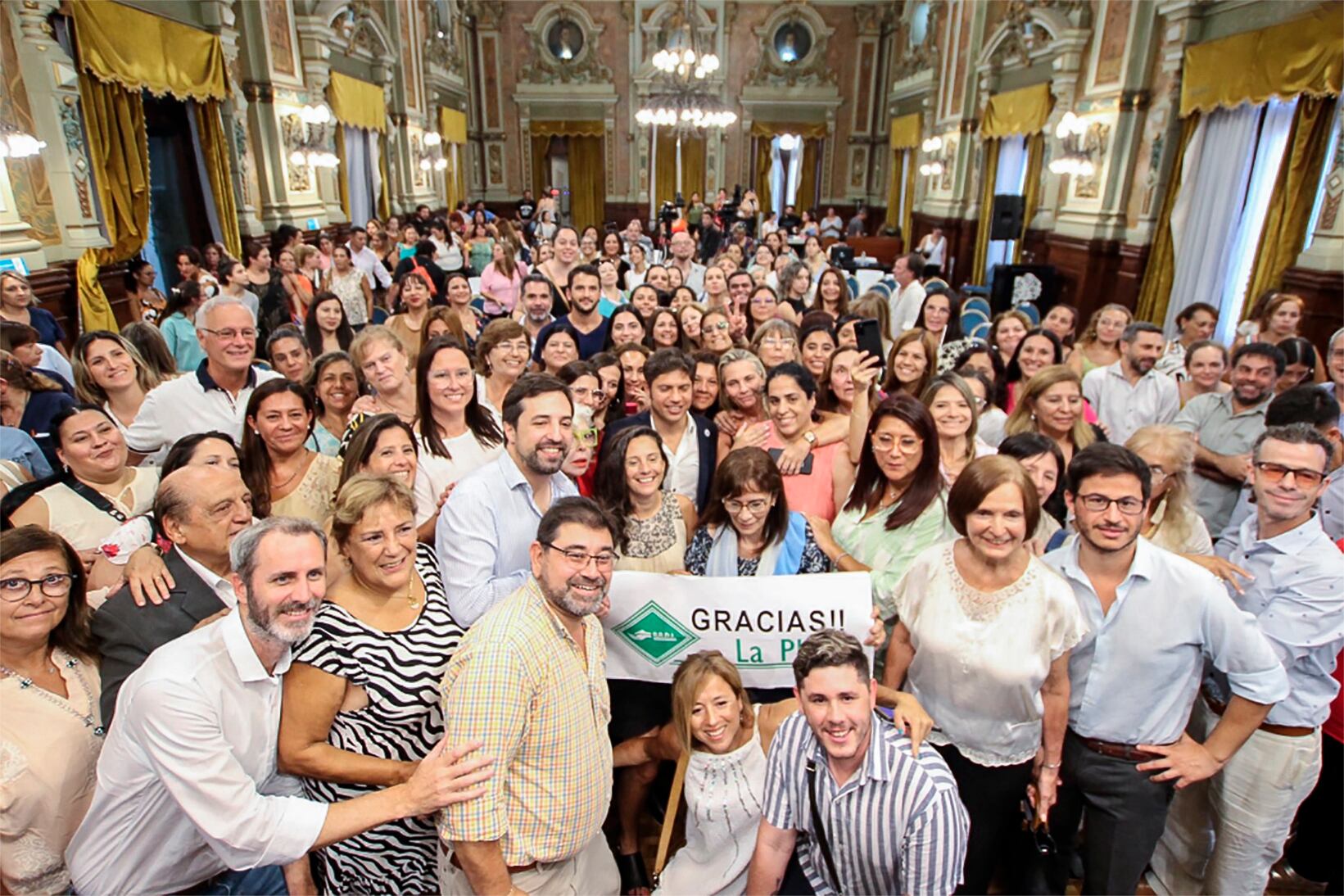 Kicillof: “Lo que más satisfacción da, es reconocer y se amplíar un derecho”