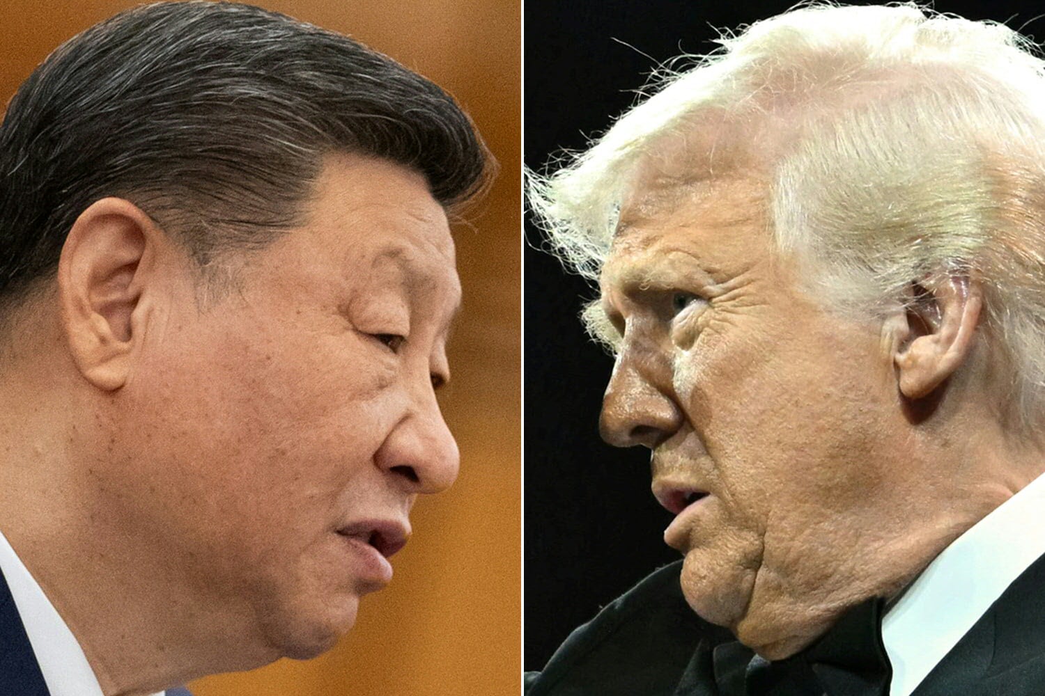 Enfrentrados, el presidente de China, Xi JInping, y su par de Estados Unidos, Donald Trump.