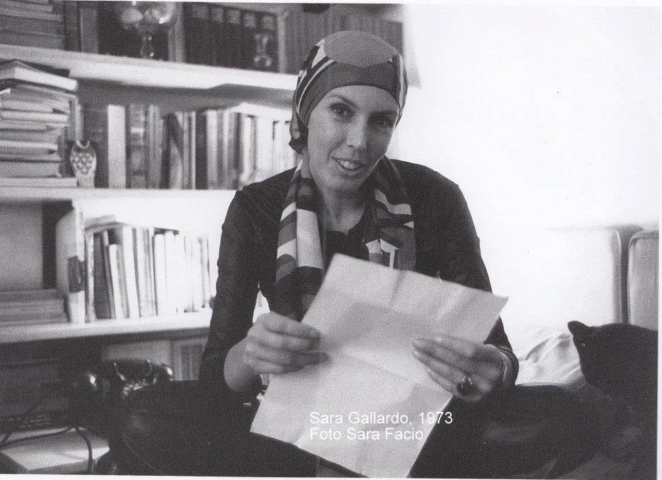 Sara Gallardo en 1973.