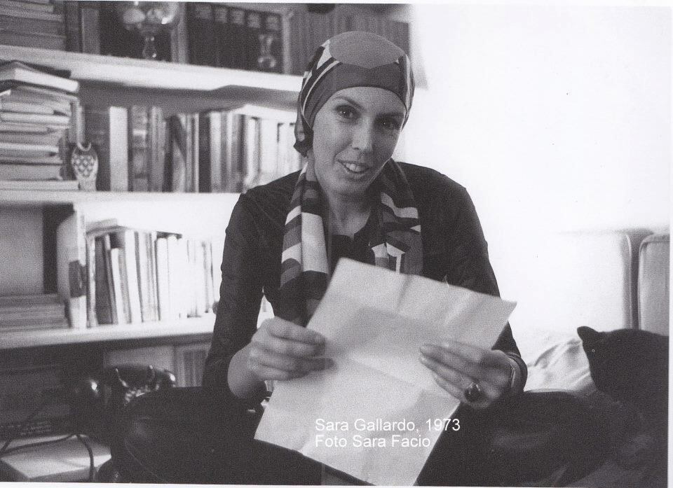 Sara Gallardo en 1973.