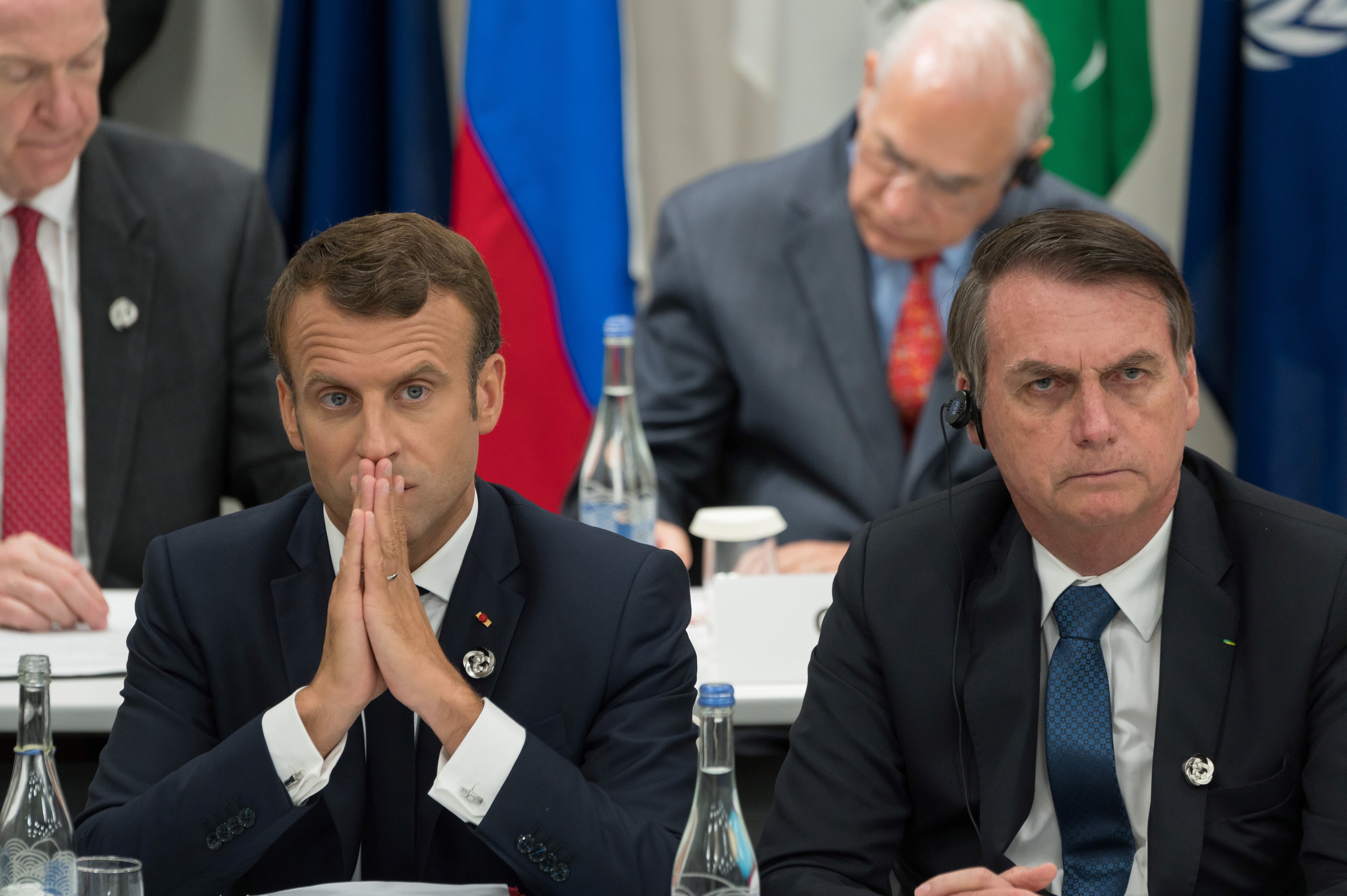 "Bolsonaro decidió no respetar sus compromisos climáticos", aseguró el gobierno francés.