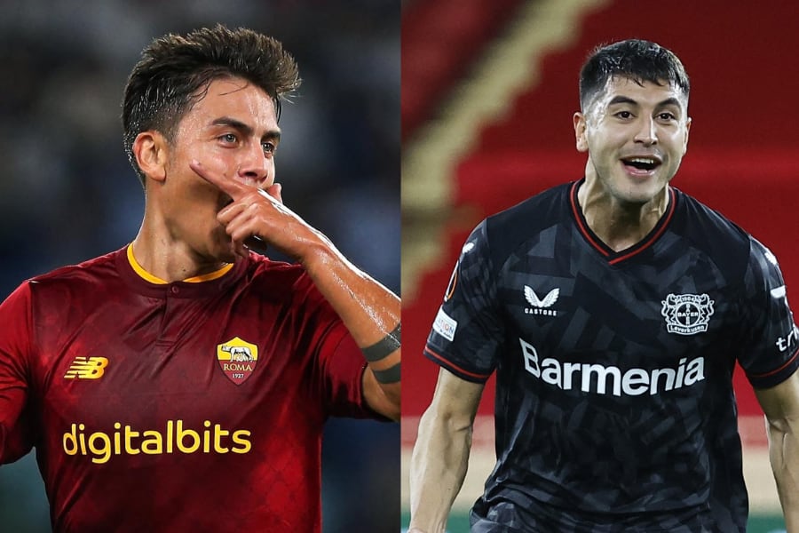 La Roma de Paulo Dybala y el Bayer Leverkusen de Exequiel Palacios, cara a cara por la Europa League.