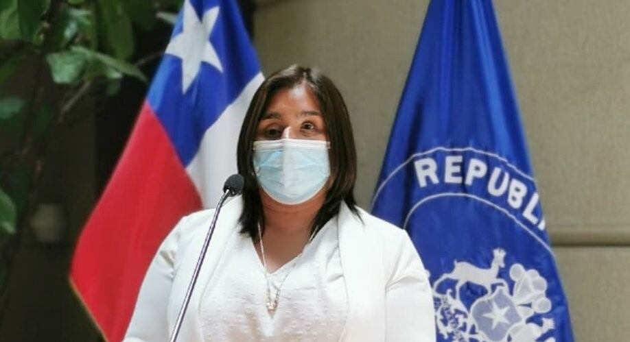 La senadora chilena Fabiola Campillai / Twitter Fabiola Campillai