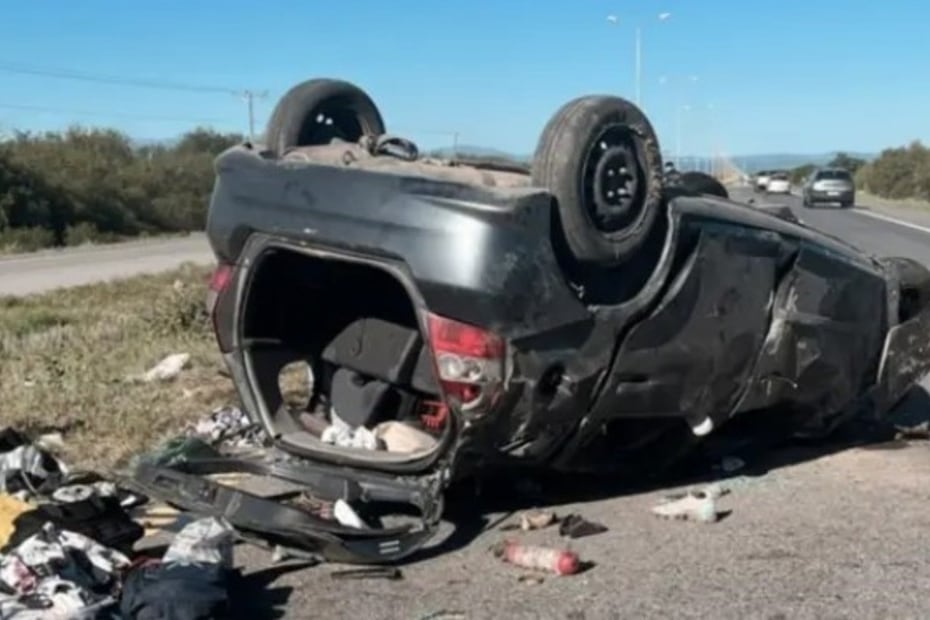 El accidente ocurrió en el kilómetro 827 de la Autopista de las Serranías Puntanas, a la altura de Alto Pencoso, en San Luis,
