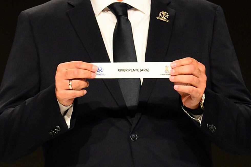 River Plate ocupará su lugar en el Bombo 1.