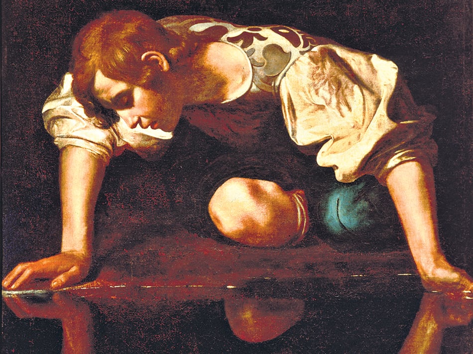 Narciso, el último cuadro de la segunda etapa de Caravaggio (1597-1599).