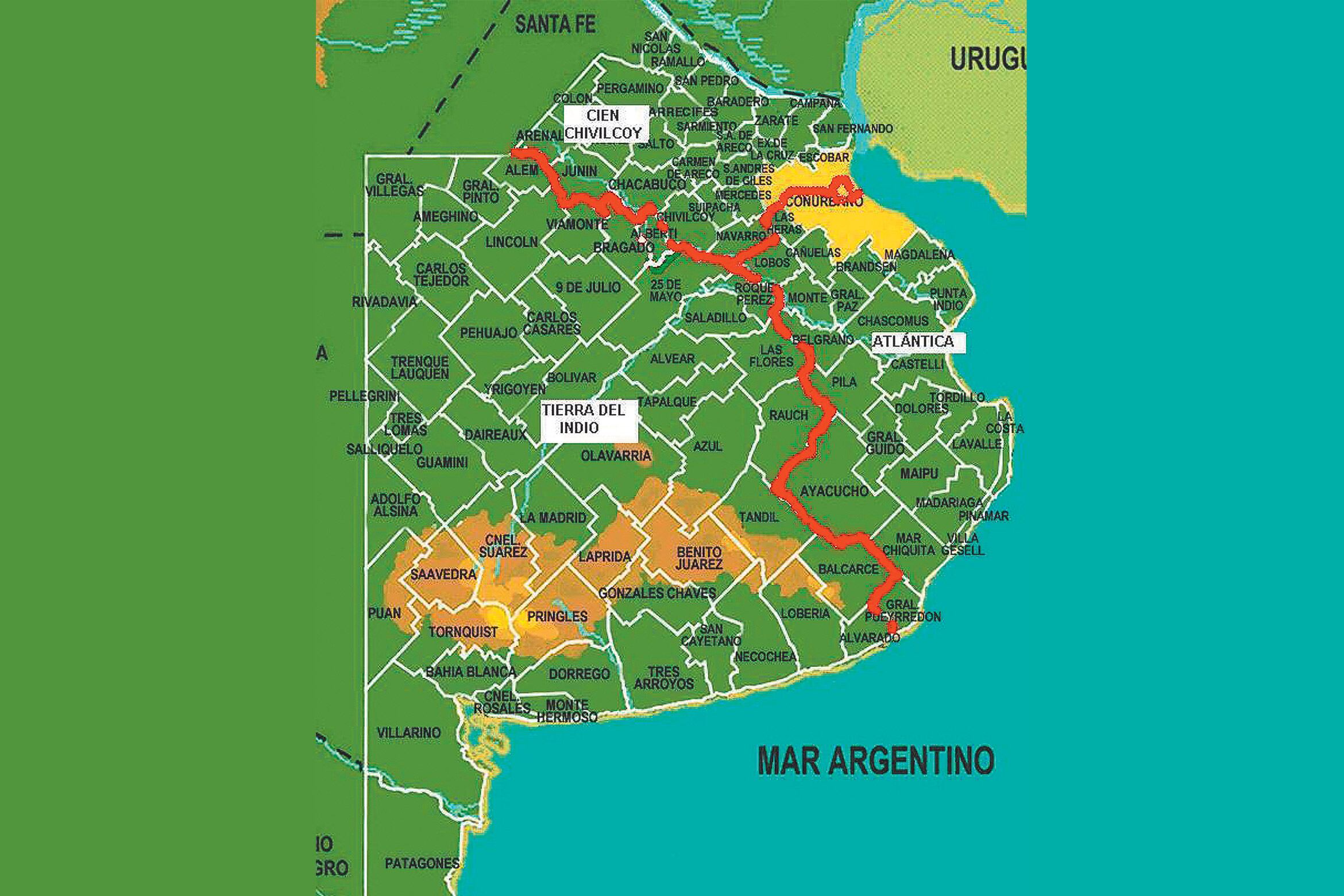 La desaparición de Buenos Aires en el mapa de Lucas Llach.